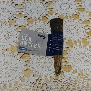 Amazon Brand - Wag Dog Elk Antler Chew, Naturally Shed. Whole, Small